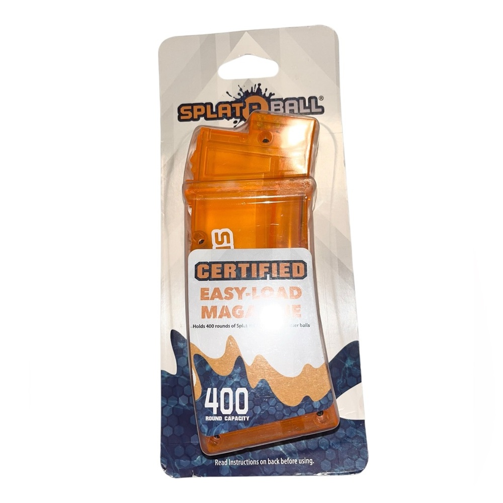 🌟NEW🌟 SplatRBall Water Ball Ammo 400 Round Capacity Orange Magazine